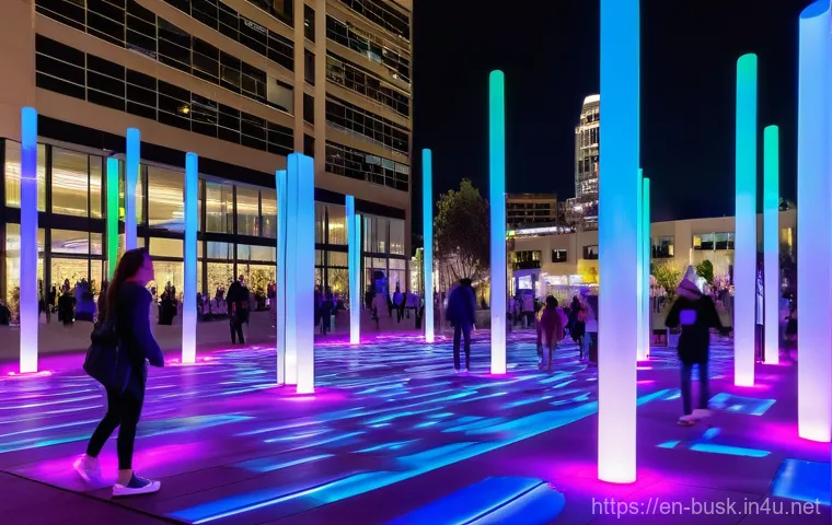 거리공연과 퍼포먼스 아트 - **Urban Serenade in Autumn:** A skilled male saxophonist, dressed in a stylish autumnal jacket over ...