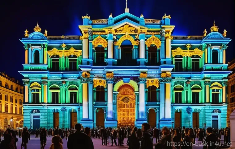 거리공연과 비주얼 아트 - **Prompt 2: The Evolving Urban Canvas: Augmented Reality Mural**

    "A wide-angle, hyper-realistic...